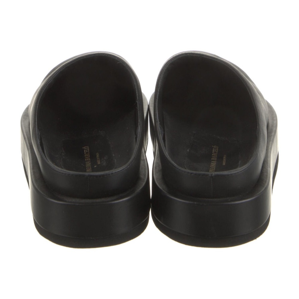 $440 PALOMA BARCELÓ Leather Mules Black IT 42 - Picture 5 of 5